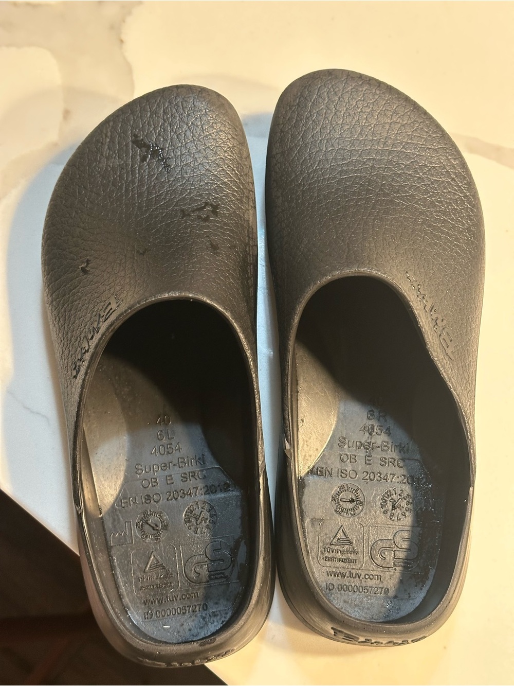Birkenstock Black Slip-On Professional Clogs